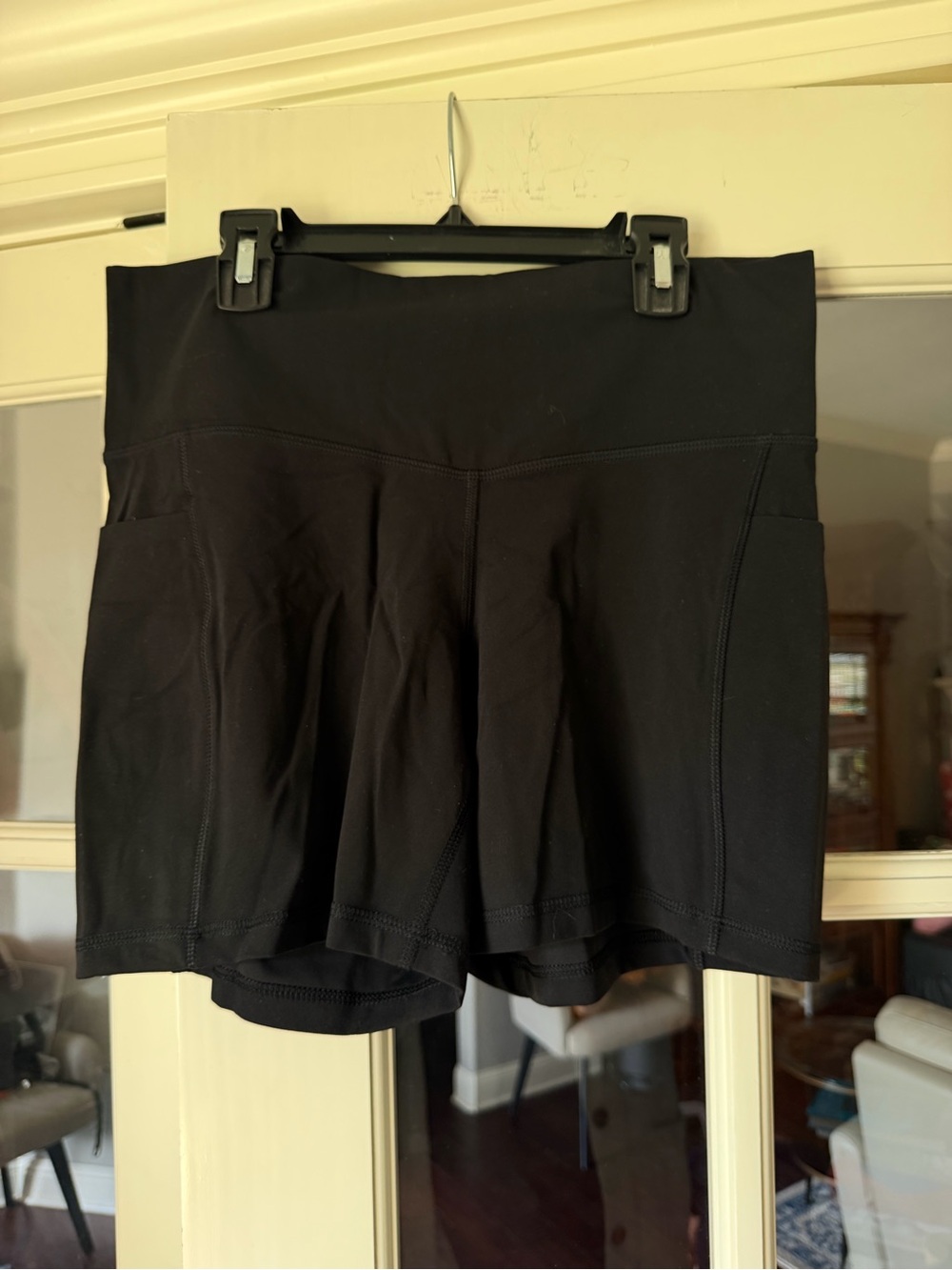 Member’s Mark XL High Rise 5” Bike Shorts Black Athletic Pocket Shorts